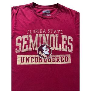 FSU FLORIDA STATE UNIVERSITY SEMINOLES UNCONQUERED T Shirt size M
